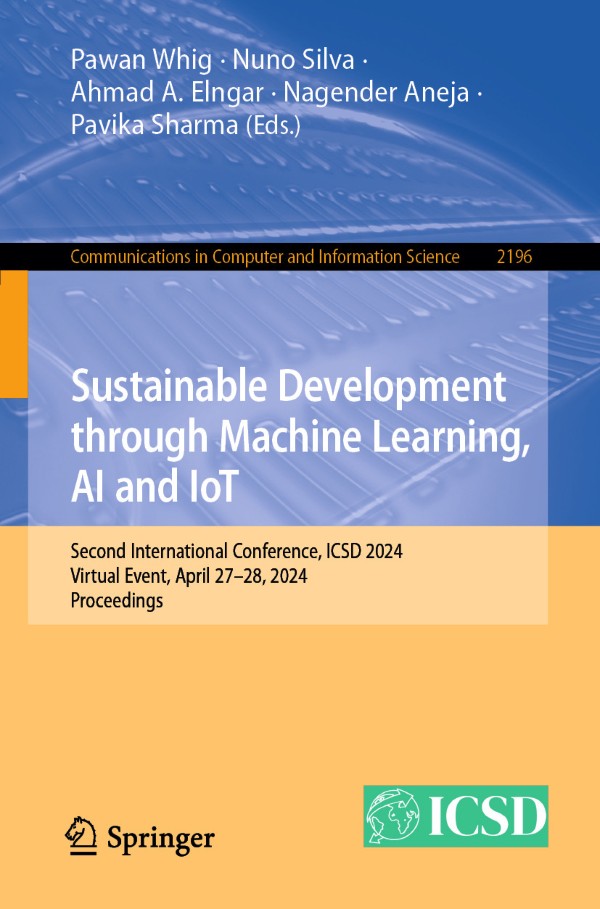 Sustainable Development through Machine Learning, AI and IoT 2024